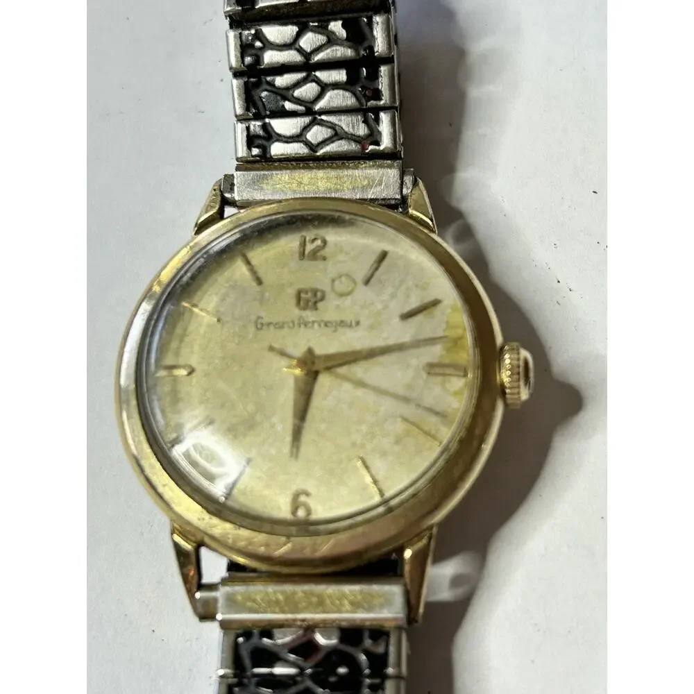 Girard-Perregaux Gyromatic Ref 8371615 - Rare Bausch & Co Retailer Dial - 1960s